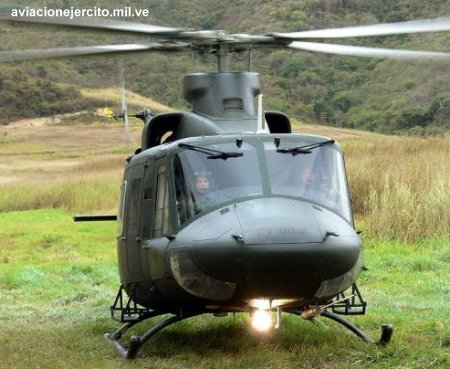 Detailed history and photos of helicopter Bell 412SP Serial 33155 Register 8841 used by Ejercito de Venezuela EBV (Venezuelan Army) Track service timeline and current status.