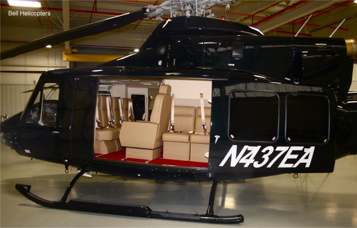 Detailed history and photos of helicopter Bell 412EP Serial 36558 Register N437EA used by Sri Lanka Air Force ,Bell Helicopter Track service timeline and current status.