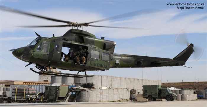 Detailed history and photos of helicopter Bell CH-146 Griffon Serial 46478 Register 146478 used by Canadian Armed Forces Track service timeline and current status.
