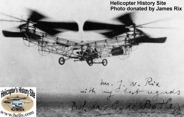 De Bothezat helicopter pioneers