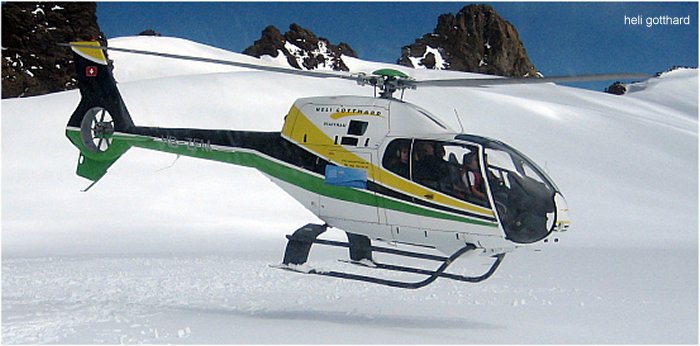 Helicopter Eurocopter EC120B Serial 1363 Register HB-ZFM used by Swiss Helicopter AG ,Heli Gotthard AG. Aircraft history and location
