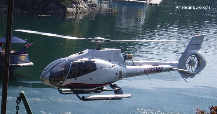 Detailed history and photos of helicopter Eurocopter EC130B4 Serial 3860 Register V2-CHB N820PA N165WC Track service timeline and current status.