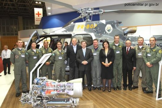 Detailed history and photos of helicopter Eurocopter EC130B4 Serial 7046 Register PR-BOP used by Policia Militar do Brasil (Brazilian Military Police) ,Helibras Track service timeline and current status.