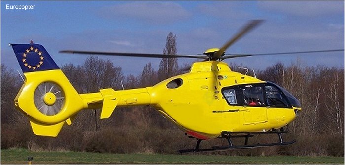 Detailed history and photos of helicopter Eurocopter EC135T1 Serial 0042 Register F-GMTU D-HEUR used by MUG-Heli IMDH ,SAF ,Avinco ,ADAC Luftrettung ADAC Christoph 8 (ADAC) ,Christoph 19 (ADAC) Track service timeline and current status.