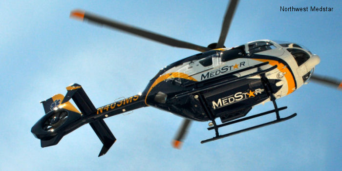Detailed history and photos of helicopter Eurocopter EC135P2+ Serial 0718 Register N826LF N403MS N189V used by LFN (Life Flight Network) ,Northwest MedStar ,Tennessee Gas Pipeline Company Track service timeline and current status.