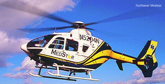 Detailed history and photos of helicopter Eurocopter EC135P1 Serial 0073 Register N831LF N311MS N5204N used by Northwest MedStar ,LFN (Life Flight Network) Track service timeline and current status.