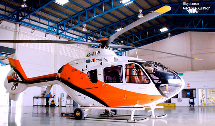 Detailed history and photos of helicopter Eurocopter EC135P2+ Serial 0620 Register HS ACN HS-ACN used by Advance Aviation Track service timeline and current status.