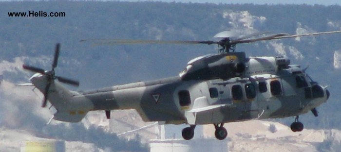 Photos of EC725 in Mexican Air Force helicopter service.