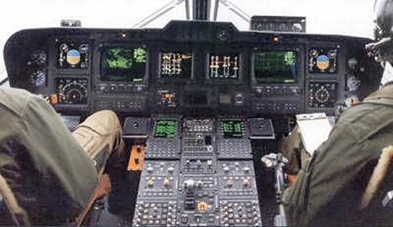 AgustaWestland EH101 cockpit