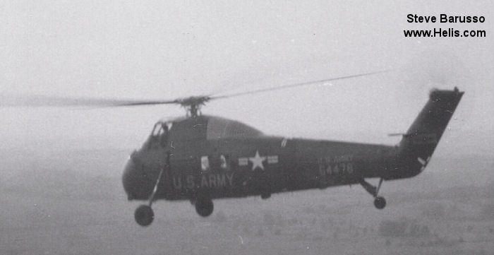 Detailed history and photos of helicopter Sikorsky H-34A Choctaw Serial 58-439 Register N62251 55-4478 used by US Army Aviation Army Track service timeline and current status.