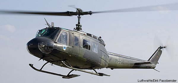 Detailed history and photos of helicopter Dornier UH-1D Serial 8190 Register 71+30 used by Luftwaffe (German Air Force) Track service timeline and current status.