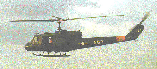Detailed history and photos of helicopter Bell UH-1L Iroquois Serial 6213 Register 157854 used by US Navy USN Track service timeline and current status.