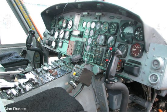 Bell 212 cockpit