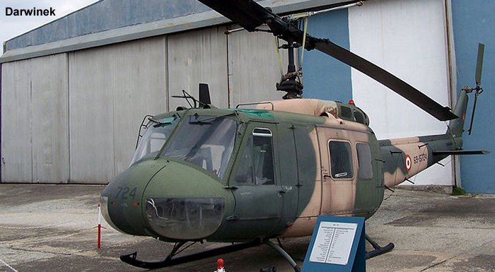 Detailed history and photos of helicopter Bell UH-1H Iroquois Serial 12012 Register 69-15724 used by Türk Hava Kuvvetleri (Turkish Air Force) Track service timeline and current status.