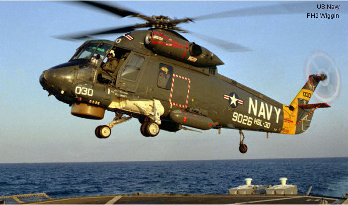 Helicopter Kaman UH-2A Serial 30 Register 149026 used by US Navy (United States Naval Aviation). Aircraft history and location
