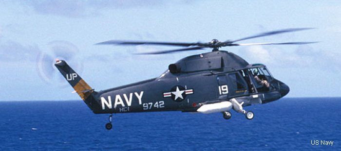 Helicopter Kaman UH-2A Serial 44 Register 149742 used by US Navy USN. Aircraft history and location