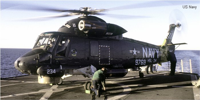 Helicopter Kaman UH-2A Serial 71 Register 149769 used by US Navy (United States Naval Aviation). Aircraft history and location