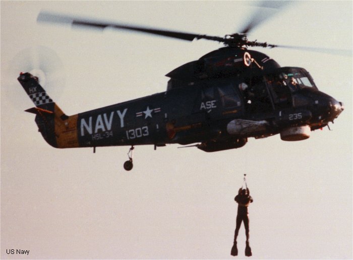 Helicopter Kaman UH-2B Serial 140 Register 151303 used by US Navy USN (United States Naval Aviation). Aircraft history and location