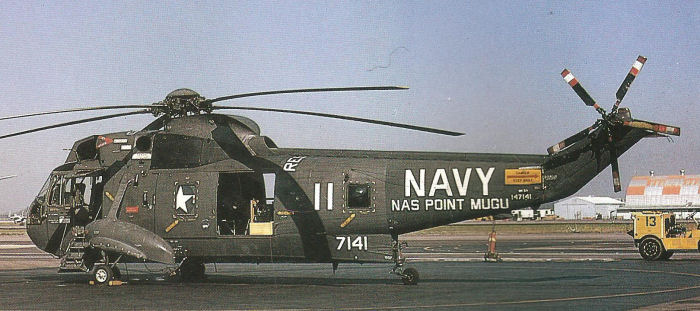 Helicopter Sikorsky HSS-2 Sea King Serial 61-005 Register 147141 used by US Navy USN. Built 1959. Aircraft history and location