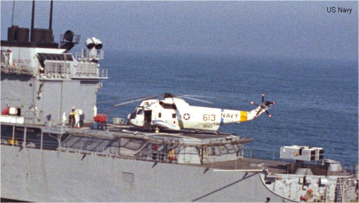 Helicopter Sikorsky HSS-2 Sea King Serial 61-021 Register 148043 used by US Navy USN ,US Marine Corps USMC. Aircraft history and location