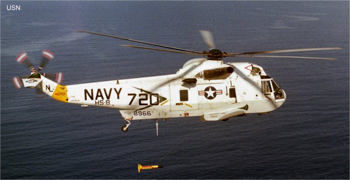 Helicopter Sikorsky HSS-2 Sea King Serial 61-038 Register N611CK 148966 used by Croman Corp ,US Navy USN. Aircraft history and location