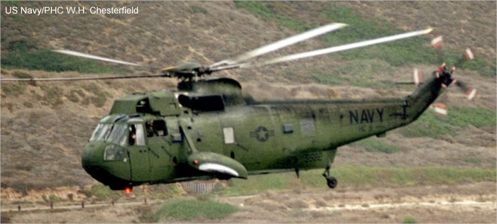 Helicopter Sikorsky HSS-2 Sea King Serial 61-091 Register 149682 used by US Navy USN. Aircraft history and location
