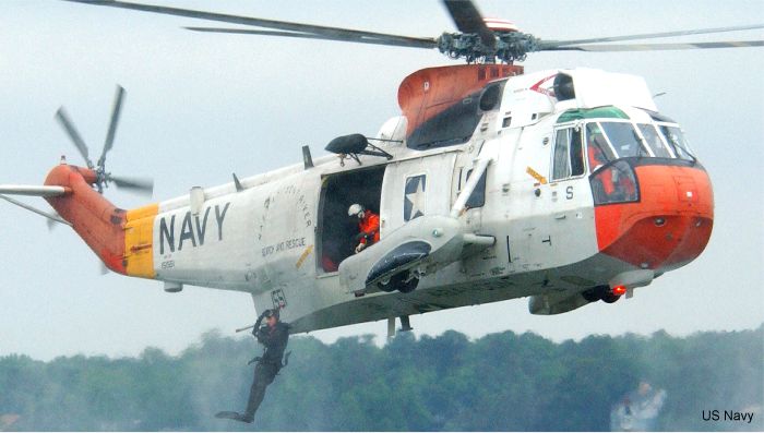 Detailed history and photos of helicopter Sikorsky HSS-2 Sea King Serial 61-265 Register 151551 used by US Navy USN Track service timeline and current status.