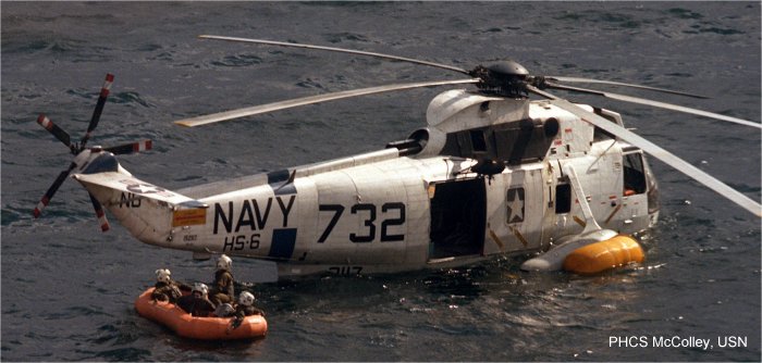 Helicopter Sikorsky SH-3A Sea King Serial 61-311 Register 152117 used by US Navy USN. Aircraft history and location