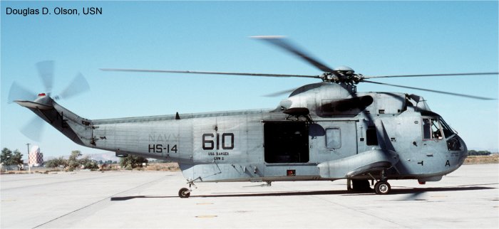 Detailed history and photos of helicopter Sikorsky SH-3D Sea King Serial 61-441 Register 156495 used by US Navy USN Track service timeline and current status.
