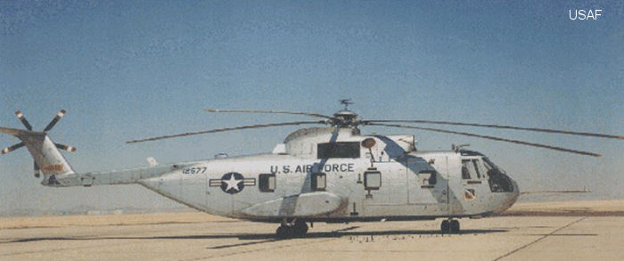 Helicopter Sikorsky CH-3C Serial 61-502 Register 62-12577 used by US Air Force USAF. Built 1963. Aircraft history and location