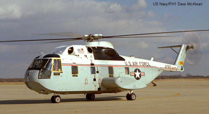 Helicopter Sikorsky CH-3C Serial 61-568 Register 65-12793 used by US Coast Guard USCG ,US Air Force USAF. Aircraft history and location