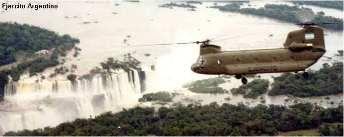 Helicopter Boeing-Vertol CH-47C Chinook Serial b-797 Register ZH257 AE-520 used by Royal Air Force Aviacion de Ejercito Argentino (Argentine Army Aviation). Built 1979. Aircraft history and location