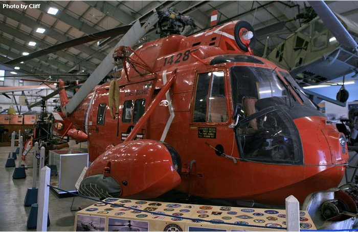 Helicopter Sikorsky HH-52A Sea Guard Serial 62-116 Register 1428 used by US Coast Guard USCG. Aircraft history and location