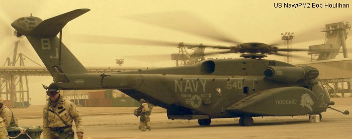 Helicopter Sikorsky MH-53E Sea Dragon Serial 65-614 Register 164771 used by US Navy USN. Aircraft history and location
