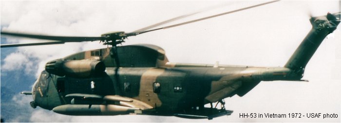 Photos of CH/HH-53 in US Air Force helicopter service.