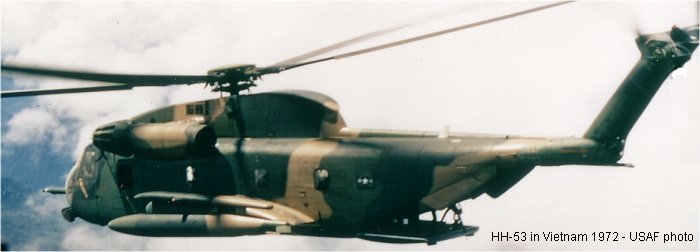 Photos of S-65 H-53 in US Air Force helicopter service.