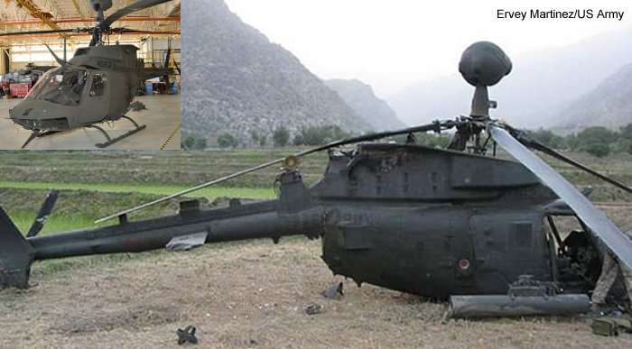 Helicopter Bell OH-58D Kiowa Warrior Serial 48404 Register 94-00153 used by US Army Aviation Army. Aircraft history and location