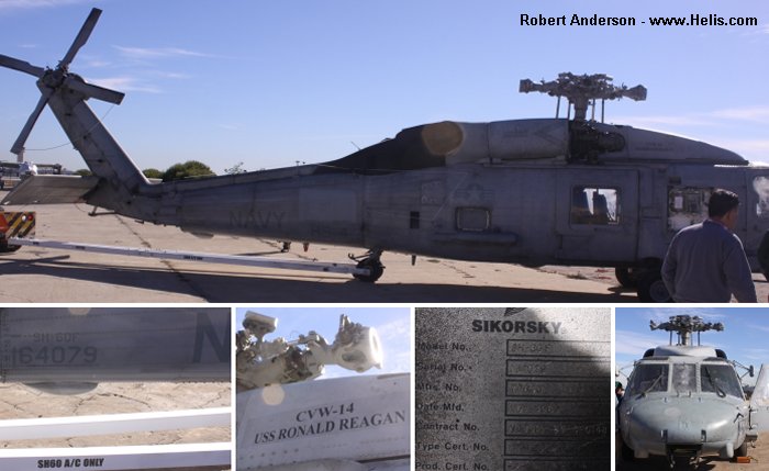 Detailed history and photos of helicopter Sikorsky SH-60F Oceanhawk Serial 70-645 Register 164079 used by US Navy USN Track service timeline and current status.
