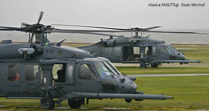 Helicopter Sikorsky HH-60G Pave Hawk Serial  Register 92-26470 used by US Air Force USAF. Aircraft history and location