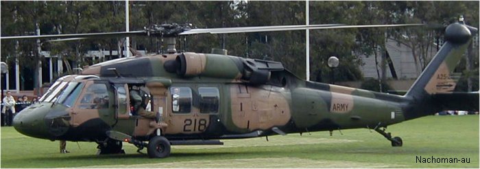 Detailed history and photos of helicopter Sikorsky S-70A-9 Black Hawk Serial 70-1392 Register A25-218 used by Australian Army Aviation (Australian Army) Track service timeline and current status.