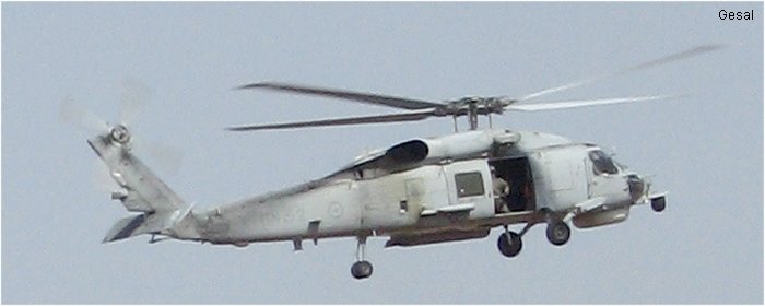 Detailed history and photos of helicopter Sikorsky S-70B-6 Aegean Hawk Serial 70-1961 Register PN52 used by Elliniko Polemiko Nautiko (Hellenic Navy) Track service timeline and current status.