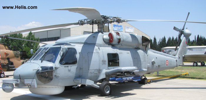 Helicopter Sikorsky S-70B-28 Seahawk Serial 70-3245 Register TCB-60 used by Türk Deniz Kuvvetleri (Turkish Navy). Aircraft history and location