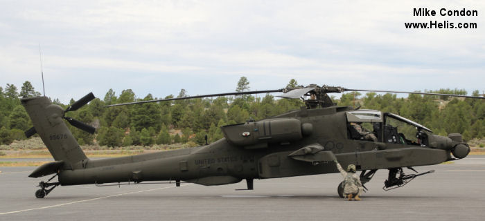 Helicopter Boeing AH-64D Apache Serial PVD675 Register 09-5675 used by US Army Aviation Army. Aircraft history and location