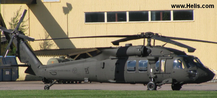 Detailed history and photos of helicopter Sikorsky UH-60M Black Hawk Serial 70-3821 Register 161229 used by Försvarsmakten (Swedish Armed Forces) Track service timeline and current status.