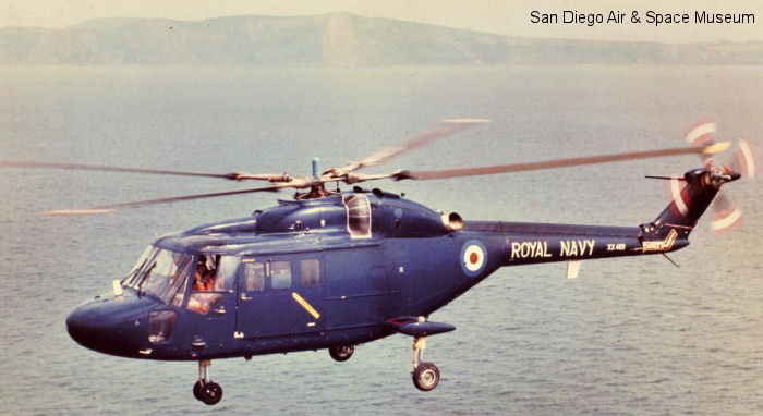 Helicopter Westland Lynx  HAS2 Serial 1/07 Register XX469 G-BNCL used by Fleet Air Arm RN (Royal Navy) ,Westland. Built 1972. Aircraft history and location