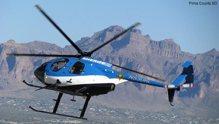 Detailed history and photos of helicopter MD Helicopters MD530F Serial 0602FF Register N530RL used by State of Arizona Track service timeline and current status.