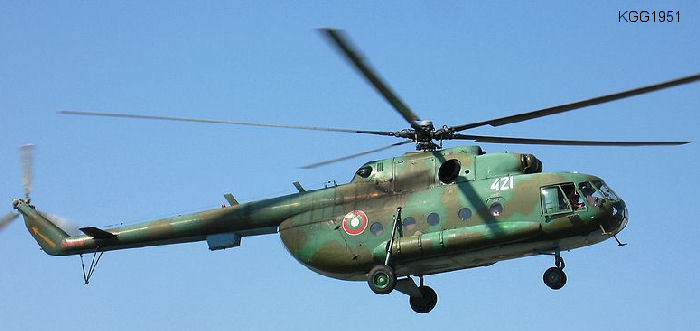 bulgarski voennovazdushni sili Mi-8 Hip (1st Gen)