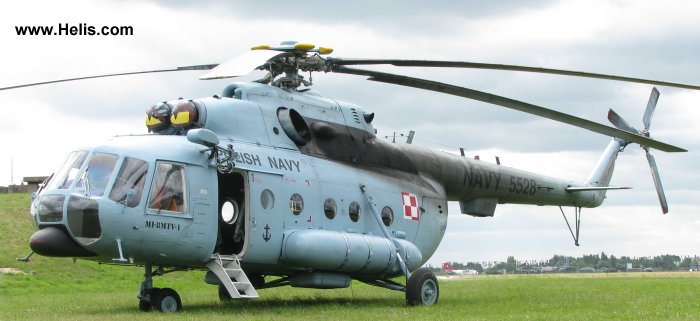 Helicopter Mil Mi-8MTV-1 Serial 95528 Register 5528 TC-HDD RA-25418 CCCP-25418 used by Marynarka Wojenna (Polish Navy) ,Doruk air ,Аэрофлот (Aeroflot). Aircraft history and location