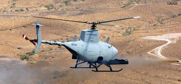 Helicopter Northrop-Grumman RQ-8A Fire Scout Serial unknown Register FS 001. Aircraft history and location