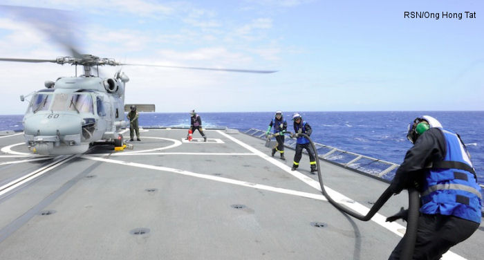 Detailed history and photos of helicopter Sikorsky S-70B Serial Register 260 used by Republic of Singapore Air Force RSAF Track service timeline and current status.